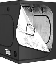 iPower 60"x60"x78" Mylar Hydroponic Roof Grow Tent with Window for Best Choice