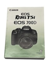 Canon Rebel T5i EOS 700D Instruction Owners Manual Book