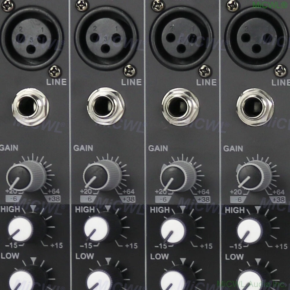 MG12 12-Input 2-Bus Bluetooth Mixing Console Karaoke Mixer 12 Microphone Channel - Image 2 of 4