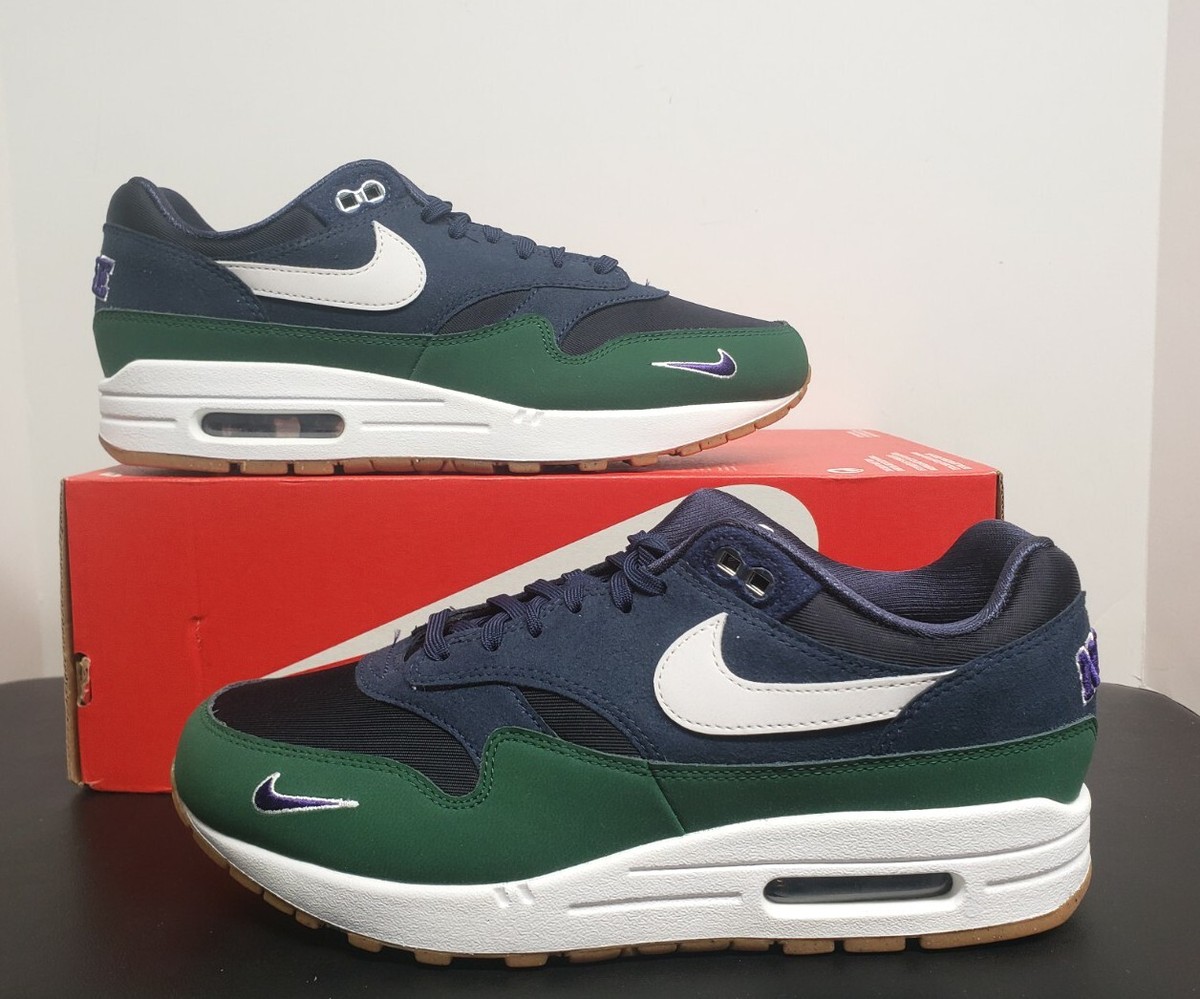 Womens Nike Air Max '87 Navy Blue Green DV3887-400 W Sz 10 Mens