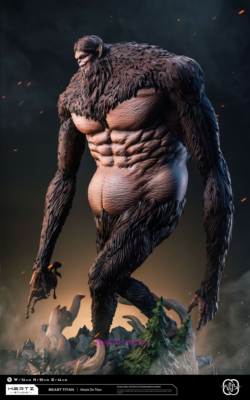 Hertz Studio Beast Titan Zeke Jaeger Resin Figure Statue 80cm | eBay