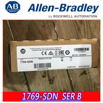 New Factory AB 1769-SDN SER B CompactLogix DeviceNet Scanner Module