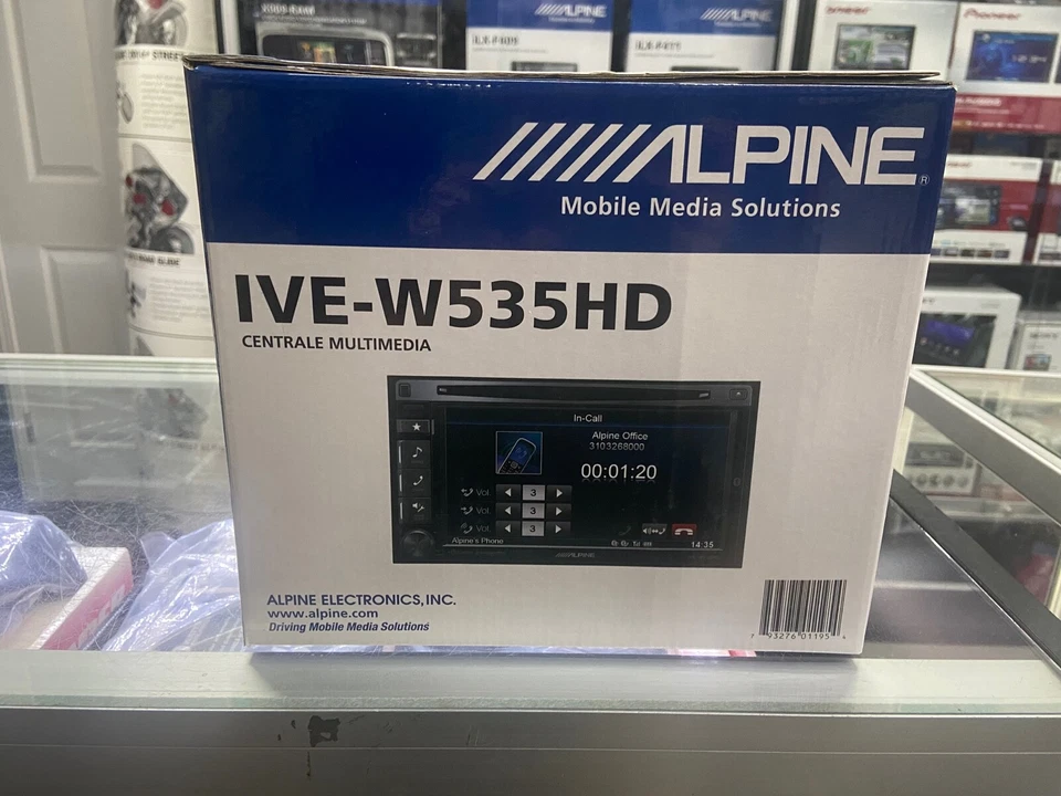 ALPINE IVE-W535HD DOUBLE DIN BLUETOOTH CAR STEREO *CLASSIC* - Image 3 of 4