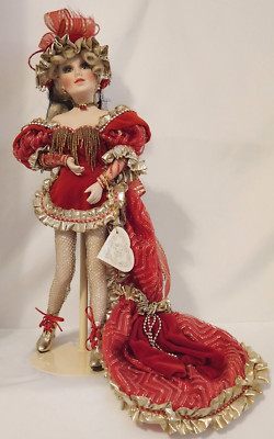 Franklin Mint ''My Radiant Ruby'' Maryse Nicole Wild West Show Girls 1996 READ