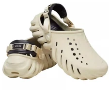 CROCS Echo Clog Bone/Black 207937-2YJ Men's Size 12 New In Original Bag