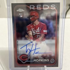 2024 Topps Chrome - Rookie Autographs #RA-TH TJ Hopkins (AU, RC)