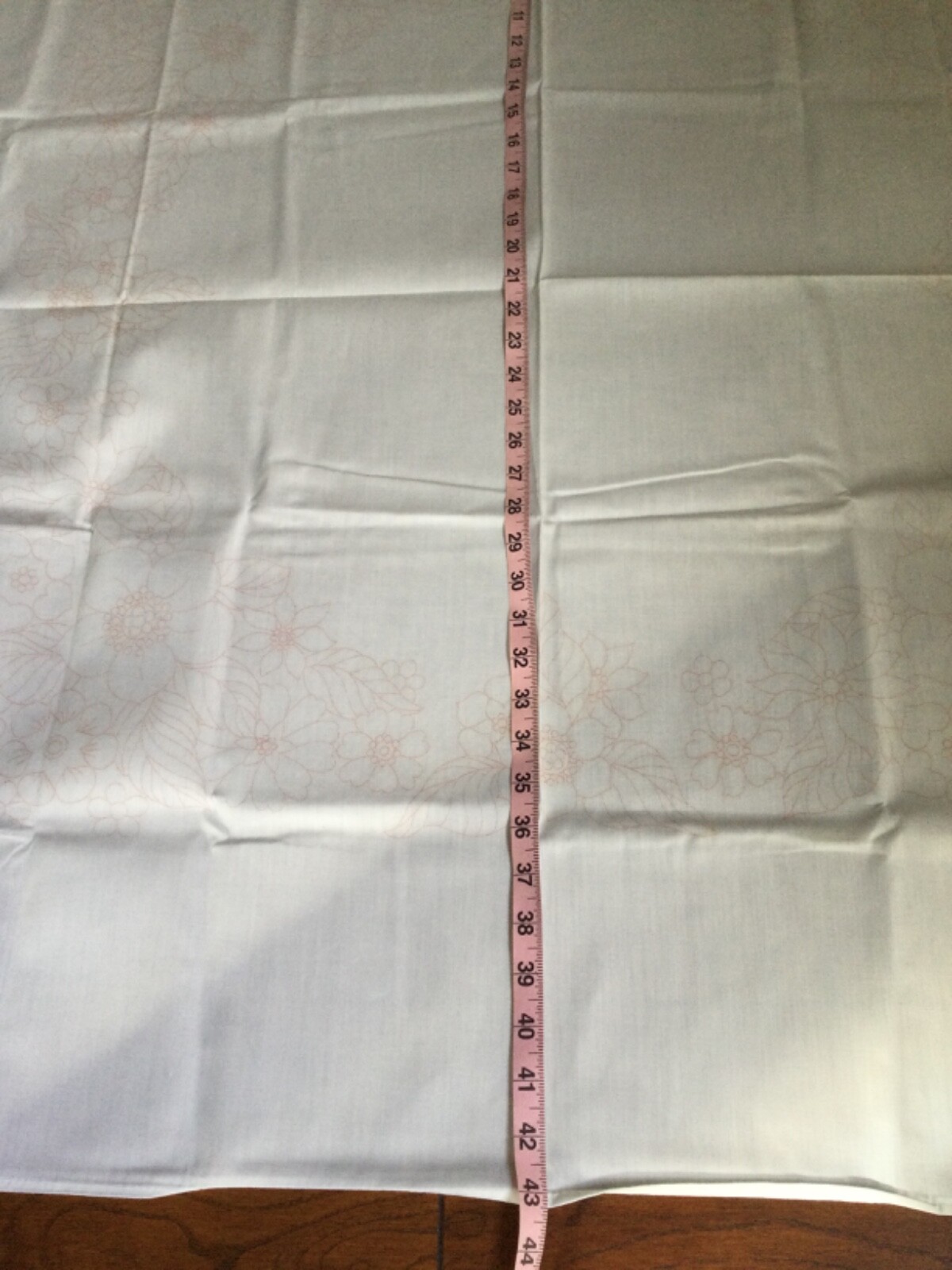 Vintage Stamped Tablecloth to Embroider Floral Border 43x45 App