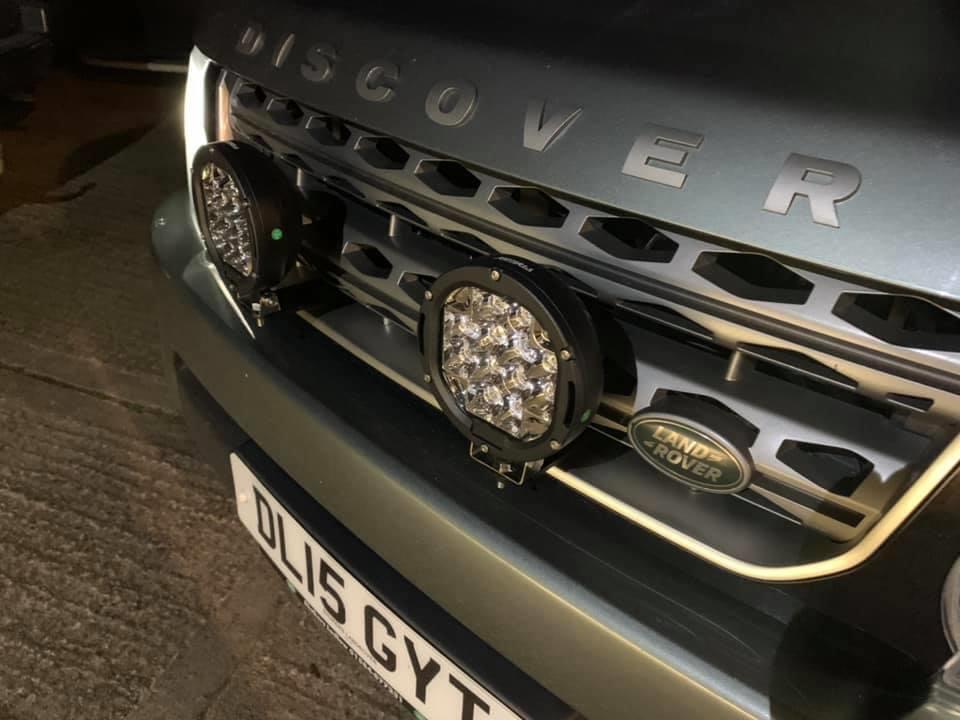 Land Rover Discovery 3 D3 4 D4 Spotlight Lightbar Mounting Bracket Kit ...