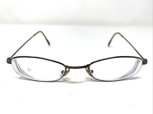 Ray-Ban Italy RB6026 2505 47-19-135 Brown Metal Full Rim Eyeglasses Frame “W76