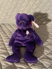 Ty Beanie Babies  PRINCESS Diana Bear from 1997 RARE With Tag Errors.