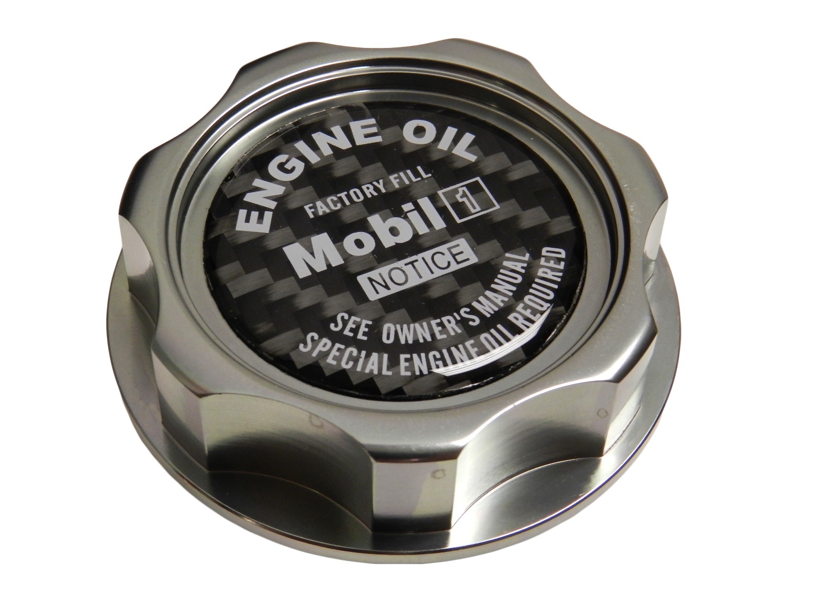 GUNMETAL MOBIL 1 M7-STYLE BILLET ENGINE OIL FILLER CAP FOR NISSAN INFINITI CF