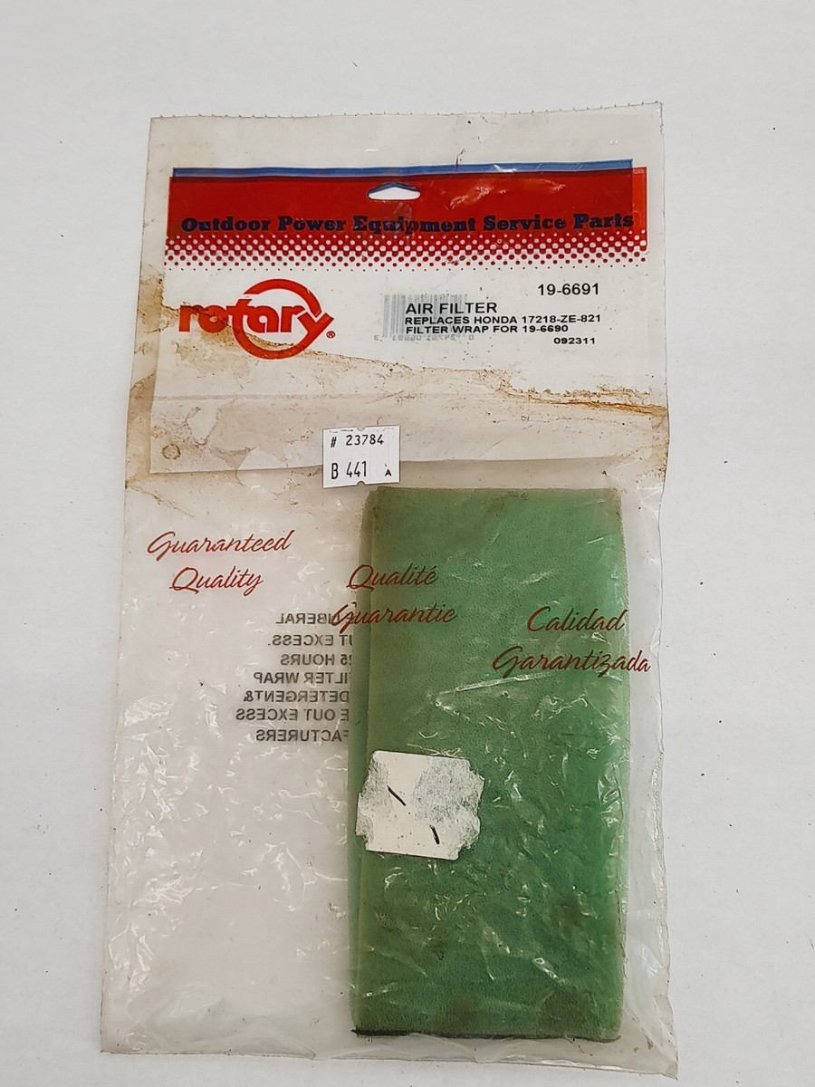 Hoaさん専用 Rotary 19-6691 Air Filter Replaces Honda 17218-ZE-821 Filter Wrap