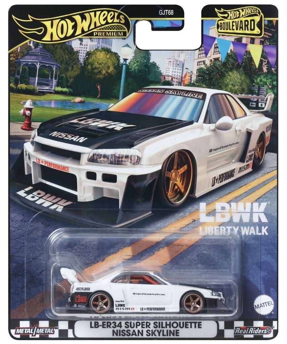 HOT WHEELS LBWK SUPER SILHOUETTE NISSAN SKYLINE GT-R R34 HOT WHEELS LBWK SUPER SILHOUETTE NISSAN SKYLINE GT-R R34