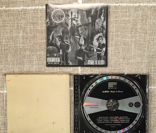 Slayer - Reign In Blood + 2 Bonus (Japan CD w/OBI) Universal Music UICY-2012 - Picture 3 of 3