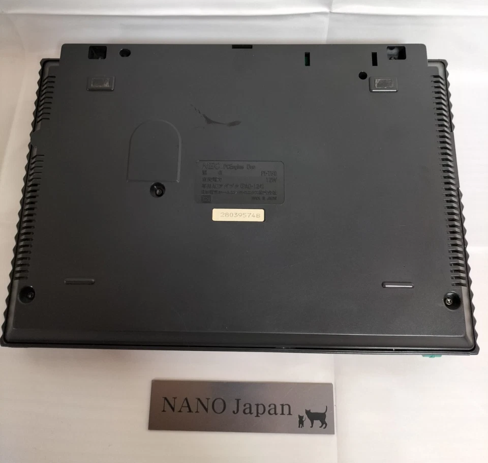 Консоль NEC PC Engine DUO Turbo Duo только PI-TG8 HuCard работает / компакт-диск не работает - Изображение 4 из 4