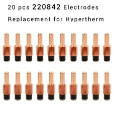 20Pcs 220842 Plasma Cutter Electrodes Fit Hypertherm Powermax 45XP 65 85 105