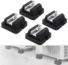 4 Pack Floor Mounting Base Kit for Mini Split AC Condenser Heat Pump