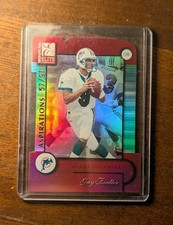 2001 Donruss Elite Aspirations Die-Cut /91 Jay Fiedler #48 Red SP Rare Dolphins 