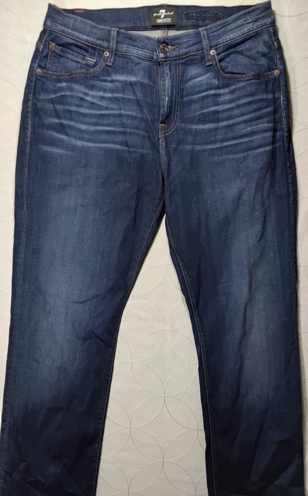 's Jean's Luxe Sport The Straight Dark Wash Size 32