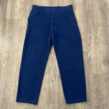 Carhartt WIP Calder Pant Trousers Relaxed Fit Tapered Leg Blue Fit As 36W x 30L