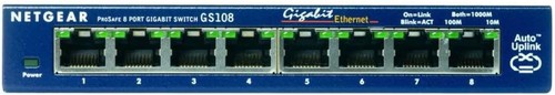 NETGEAR ProSAFE Unmanaged Switch - GS108 - Desktop - 8 Gigabit Ethernet poorten - Picture 4 of 10