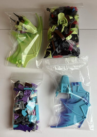Lego Elves Dragon Lot Light Green Blue Dragon Incomplete Parts Wings 41183 41172