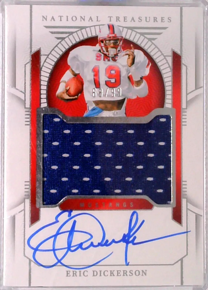 RARE HOF COLOR MATCH PATCH AUTO /99!!!  2024 National Treasures Eric Dickerson