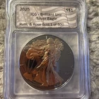 American Silver Eagle Ruth Rose Gold Plated 1 oz Coin 2025
