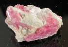 Nice Pink Rhodonite and Fluorescent Calcite - Peru — photo 1