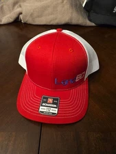 Lgnd SUPPLY CO. Trucker Cap Red/White Mesh Snapback Hat