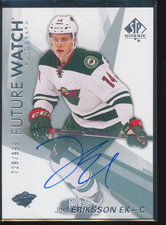 2016-17 Sp Authentic Joel Eriksson Ek Future Watch Auto FWA #155 RC Rookie B85