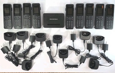 Grandstream DP750 Long Range DECT Base Station + 9 DP720 Handsets VoIP Wireless