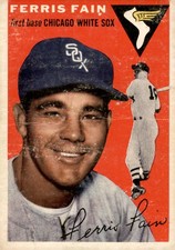 1954 Topps #27 Ferris Fain - set filler (sku:2567)