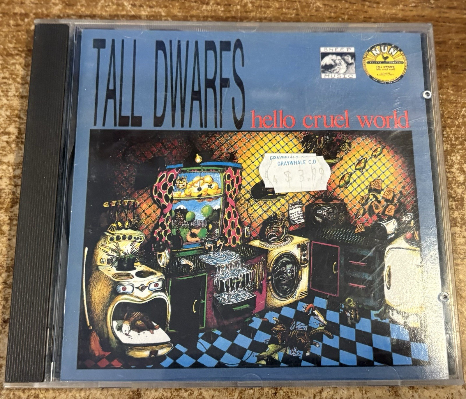 TALL DWARFS Hello Cruel World CD FLYING NUN EUROPE 1981-84