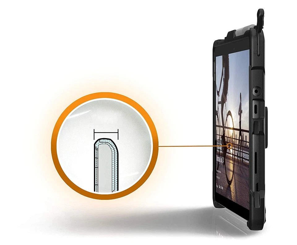 Hülle für Microsoft Surface Go 4/Go 3/Go 2/Go UAG Case Cover Schwarz/Transparent - Bild 4 von 4