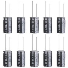 1000uF 50V 13x25mm Electrolytic Capacitor 1000 UF MFD 50 Volt 0.51x0.98in Alu...
