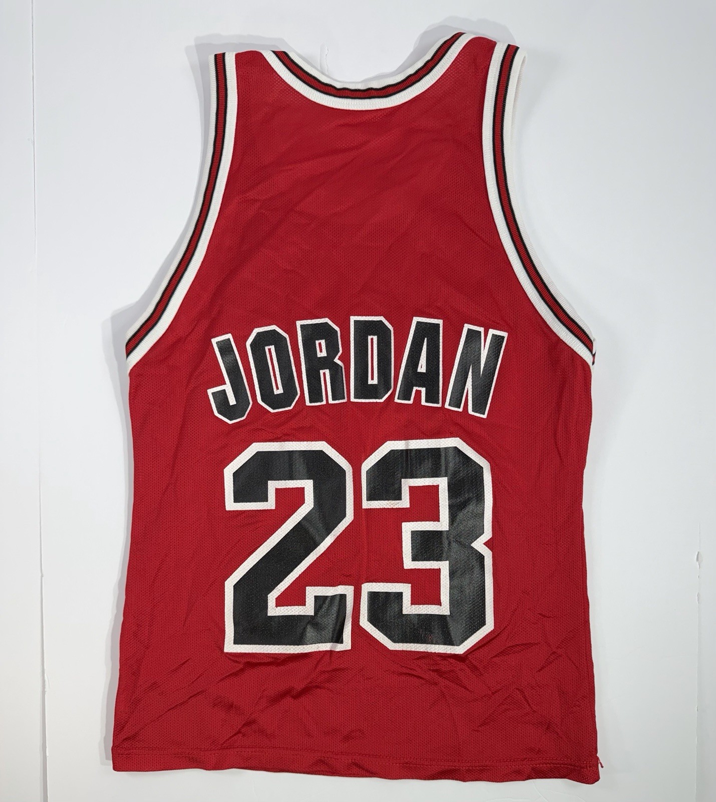 Michael Jordan Chicago Bulls #23 Champion NBA Jersey Mens 36 Made USA thumbnail 2