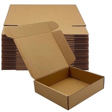 Shipping Boxes 8x5x2 inch 50 Pack,Brown Corrugated Boxes Mailer Packaging for...