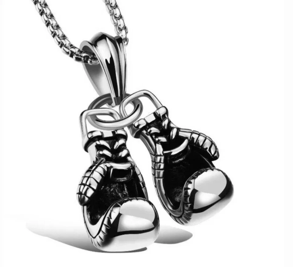 Halskette Boxhandschuhe Herren Damen Jungen Mädchen  - Bild 3 von 4