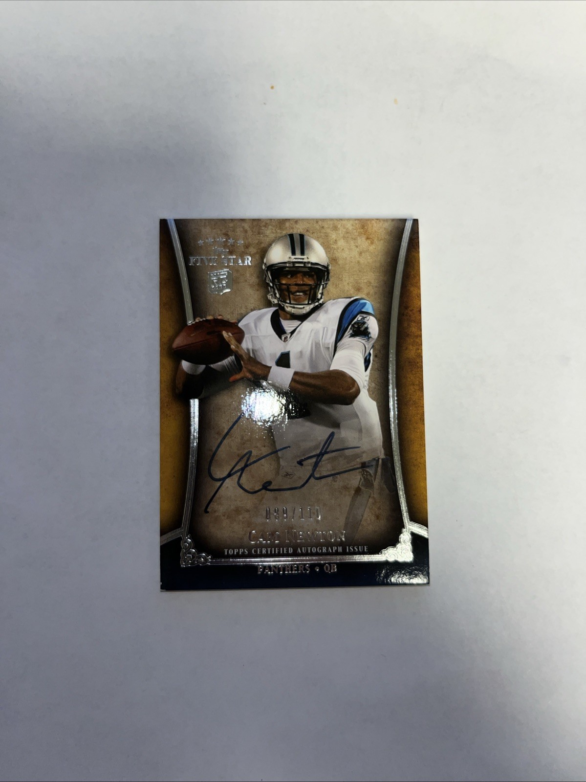 Cam Newton Topps Five Star Rookie Autograph #CN Base