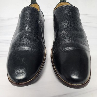 SANDRO MOSCOLINI 220066 Men's Dress Black Leather Loafers ~ U.S. 10D ~ Brazil!