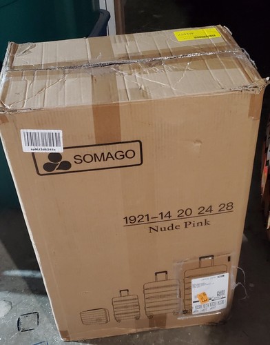 Somago Kofferset 4-teilig leicht Hartschale Polypropylen nude rosa Neu im Karton - Bild 3 von 4