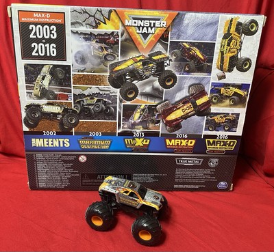 Monster Jam RETRO EDITION 2003 MAX-D MAXIMUM DESTRUCTION 1:64 Target 2020 Set