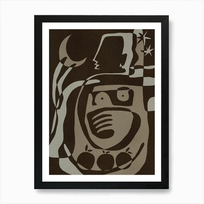 Boden und Geist 2 Kunstdruck gerahmt Wandbild Poster Leinwanddruck Bild