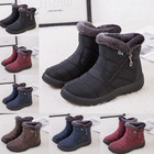 Damen Schneeschuhe Winter Wasserdicht Warm Stiefel Stiefeletten Flache SnowBoots
