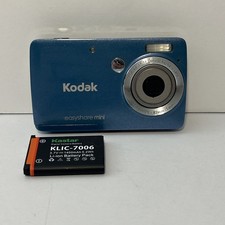 Kodak Digital Camera EasyShare Mini M200 10.0MP Blue Tested Works With Battery