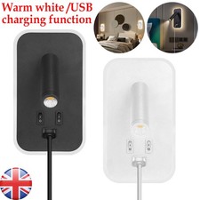 LED Bedside Wall Light, Wall Mounted Reading Spot Lights Rotatable for Hallway