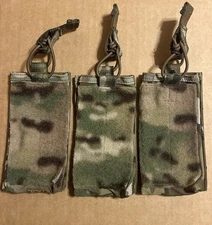 Lot x3 First Spear Ragnar Stretch Single Magazine Mag Pocket Pouch Multicam