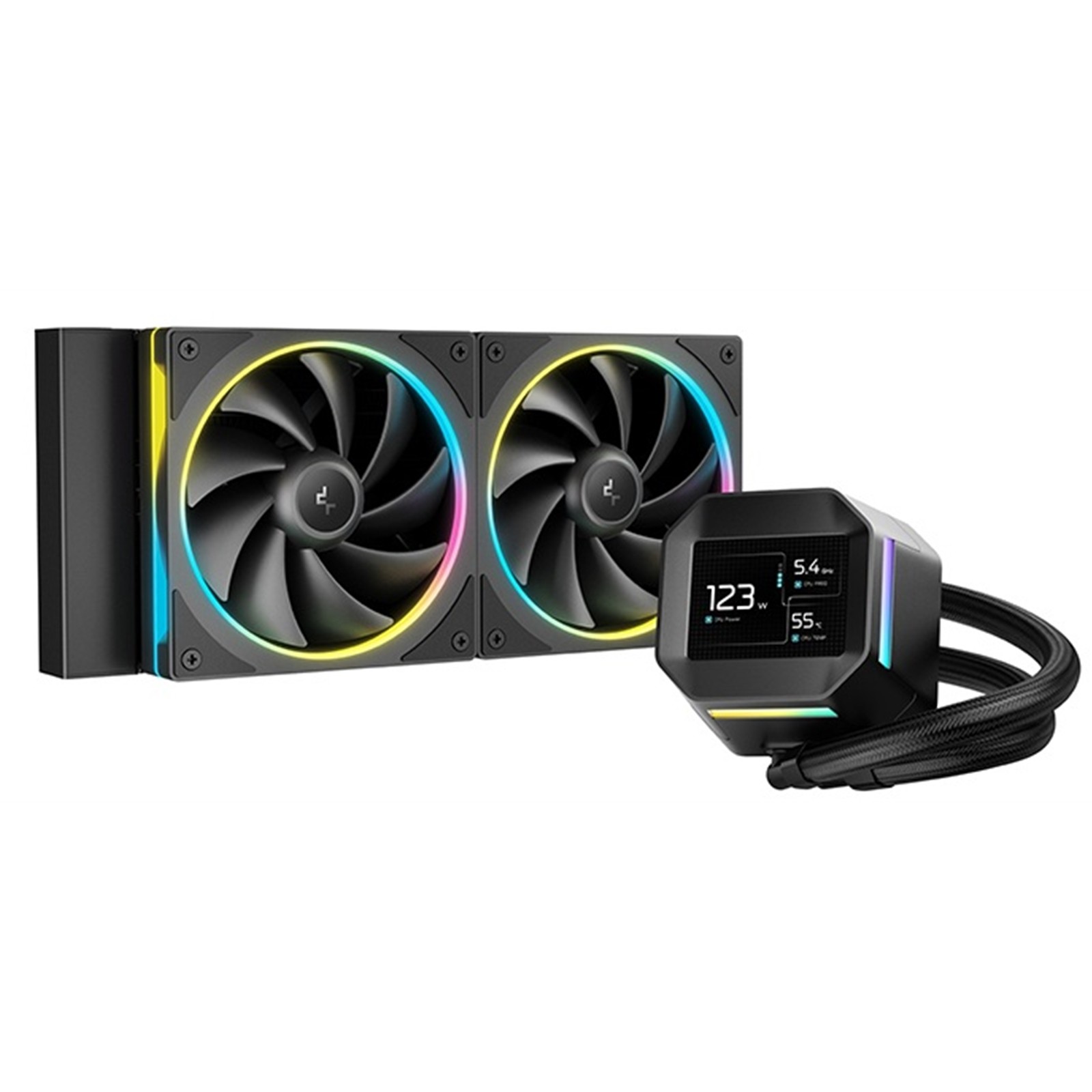Deepcool Black Lm240 Processor Liquid Cooling Kit 12 Cm 1 Pc(S) - Image 2