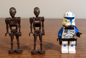 LEGO 75012 Captain Rex Phase 2 Pauldron Kama sw0450 sw0359 + Build Pieces EUC